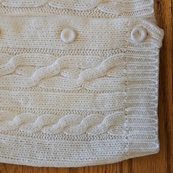 VINTAGE GIMBELS SWEATER 10 GIRLS CREAM BUTTON DOWN 100% acrylic made in Tawan - Picture 2 of 10